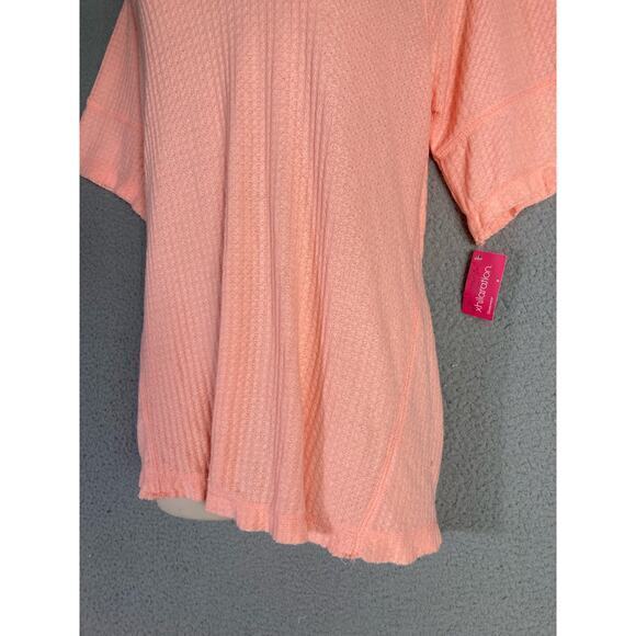 Xhilaration Women’s Orange Waffle Knit Pajama Cami Top Scoop  Sleepwear Size S - Picture 8 of 12